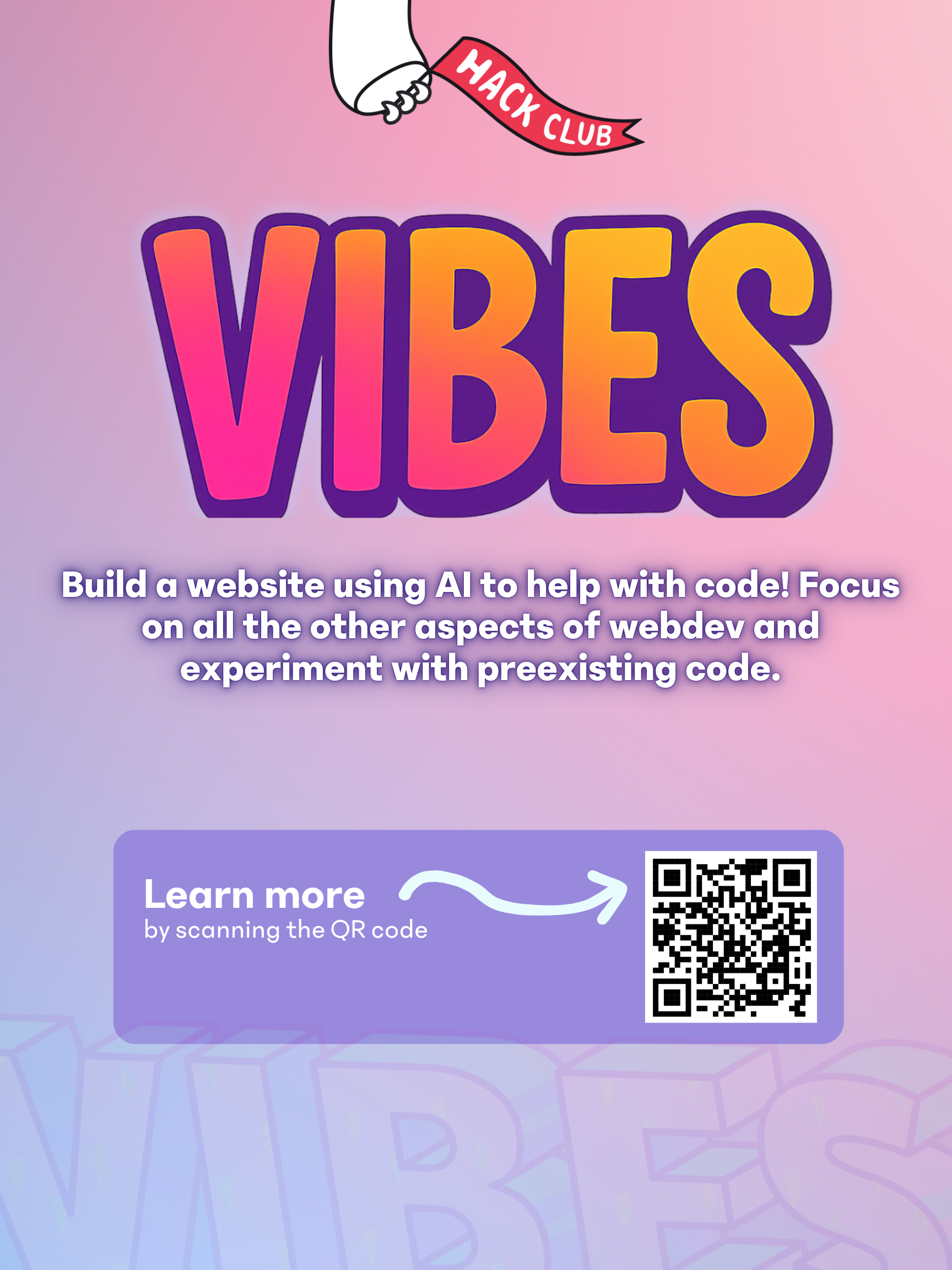 VIBES event poster